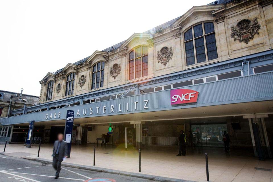 La gare d'Austerlitz.