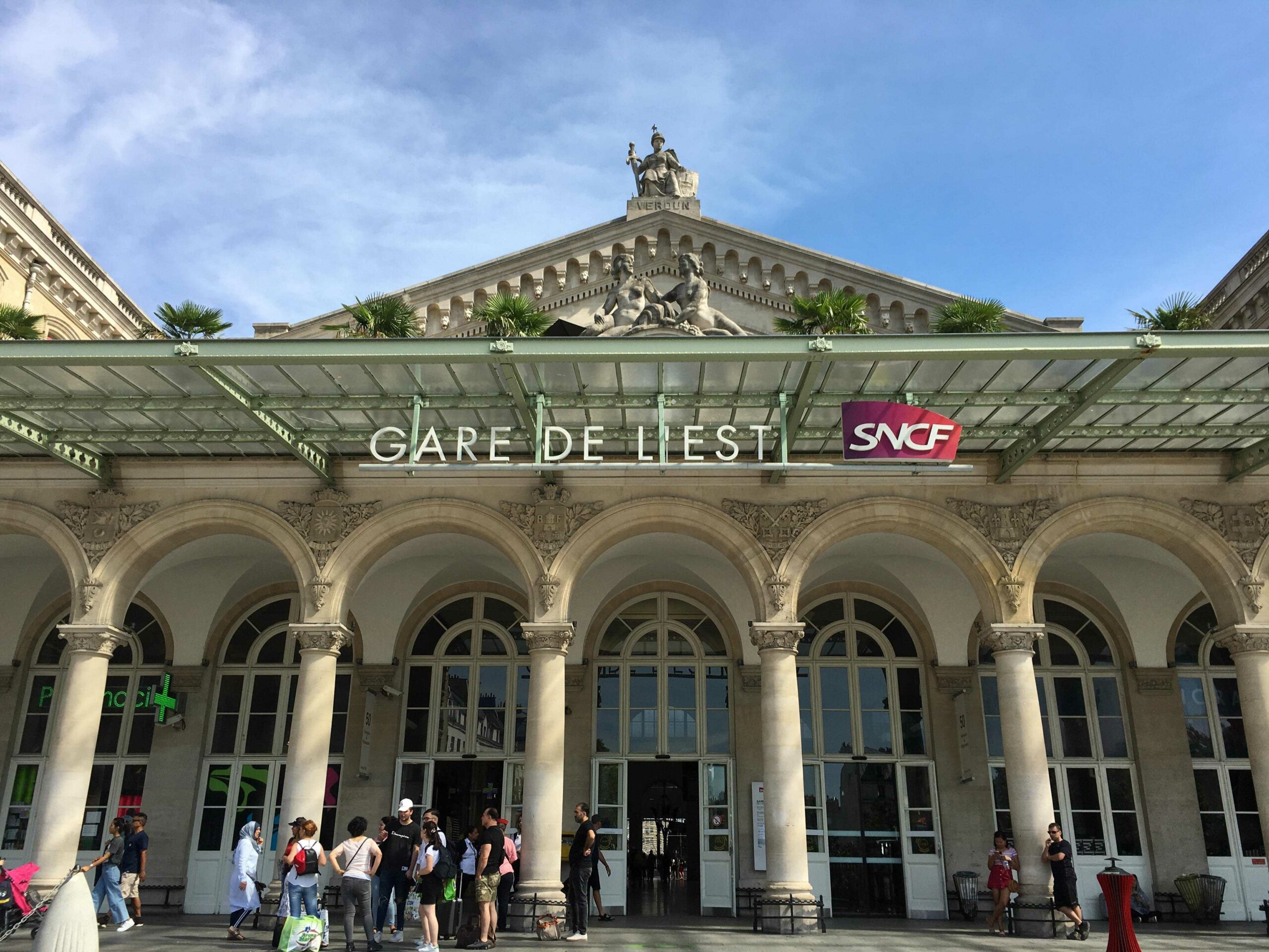 La gare de Paris-Est.